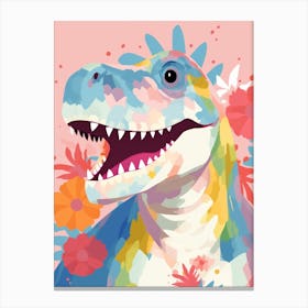 Colourful Dinosaur Gorgosaurus 2 Canvas Print