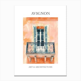 Avignon Travel And Architecture Poster 4 Canvas Print