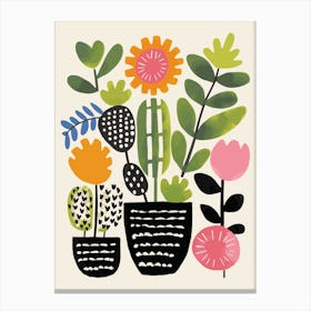 Cactus Garden 1 Canvas Print