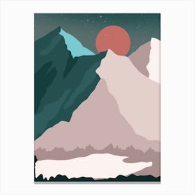 Mountain Landscape 6 Canvas Print