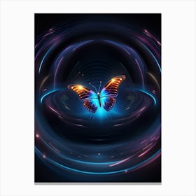 Abstract Butterfly 1 Canvas Print