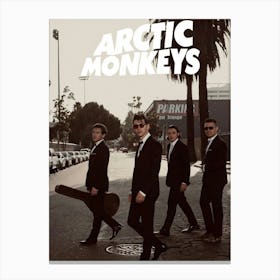 Arctic Monkeys 5 Canvas Print