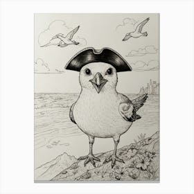 Sailor Bird Canvas Print