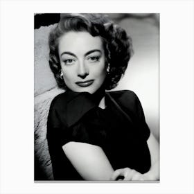 Portrait Of Joan Crawford Celebrity Canvas Print