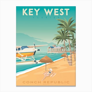 Key West Florida Canvas Print