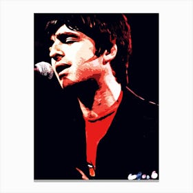 rockstar Noel Gallagher oasis music band 4 Canvas Print