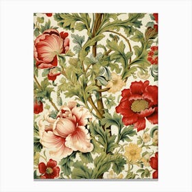 Floral Wallpaper 195 Canvas Print