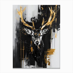 Deer Head Canvas Print 1 Canvas Print