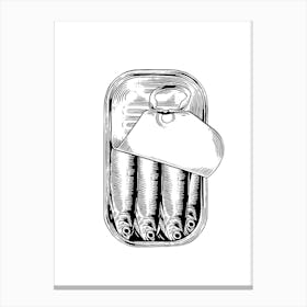 Sardines In A Can Canvas Print