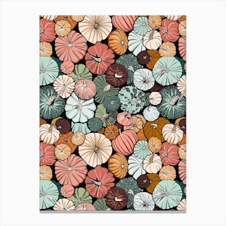 Pumpkin Patch Canvas Print
