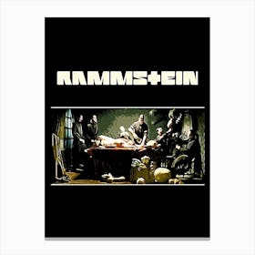 Rammstein - Satan Canvas Print