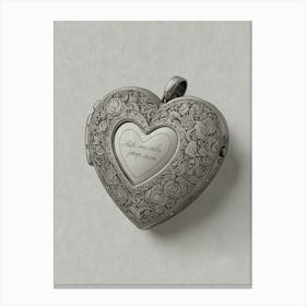 Heart Locket 2 Canvas Print