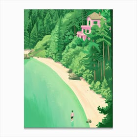 Beach House 1 Canvas Print