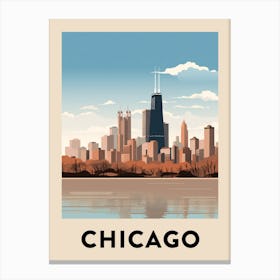Chicago Travel Poster 25 Canvas Print