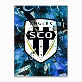 Angers Brokem Glass Canvas Print