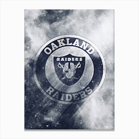 Oakland Raiders Football Canvas Print