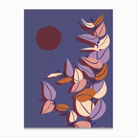 Purple Foliage Canvas Print