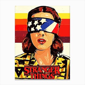 Stranger Things Poster movie 2 Canvas Print