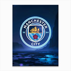 Manchester City Logo Canvas Print