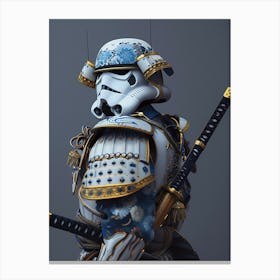 Stormtropper As A Vintagepunk Samurai 30 Canvas Print