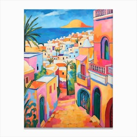 Tangier Morocco 1 Fauvist Painting Canvas Print