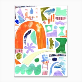 Spring Collage Canvas Print