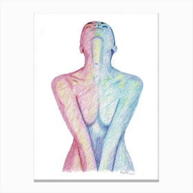 Nude of woman 2 Canvas Print