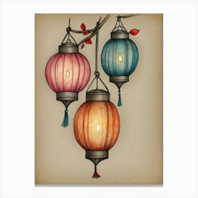 Chinese Lanterns 9 Canvas Print