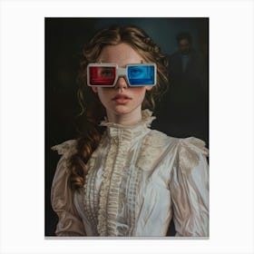 3d Glasses 1 Canvas Print