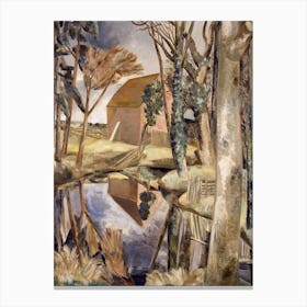 Oxenbridge Pond (1927 28), Paul Nash Canvas Print