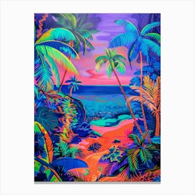 Tropical Sunset 2 Canvas Print