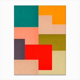 Colorful composition 5 Canvas Print