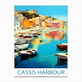 Cassis Harbour Canvas Print