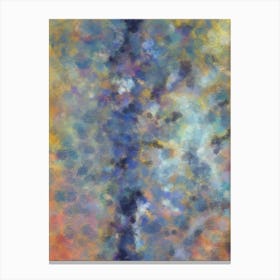 Abstract Painting Blue Canvas Print