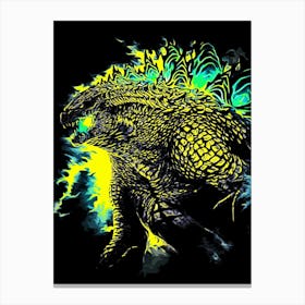 Godzilla 2 Canvas Print