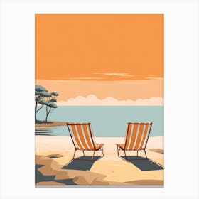 Mauritius 1 Travel Illustration Canvas Print