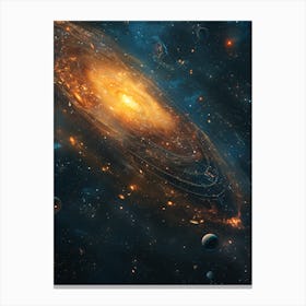 Galaxy In Space 1 Canvas Print