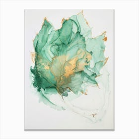 Green Leaf Canvas Print