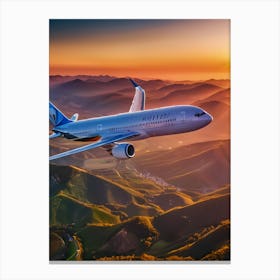 Jumbo Jet - Reimagined 1 Canvas Print