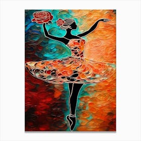 Glass Ballerina 4 Canvas Print