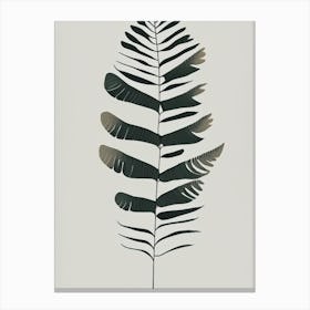 Tasmanian Tree Fern Simplicity Canvas Print
