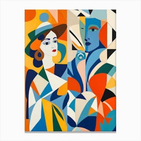 Woman And A Man Canvas Print