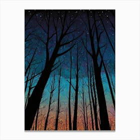 Night In The Woods 1 Canvas Print