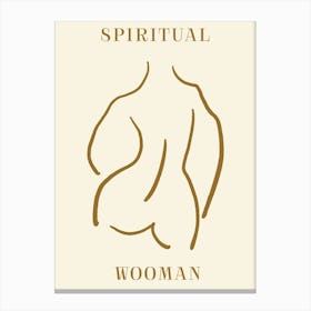 Spiritual Wooman 6 Canvas Print