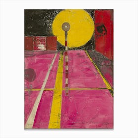 Pink Road 2 Canvas Print