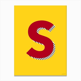 Letter S Canvas Print