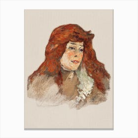 Mme Lili Grenier (1885-1888), Henri de Toulouse-Lautrec Canvas Print