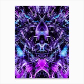 Abstract Purple Abstract Art Canvas Print