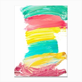Bright colors, abstract drawing Canvas Print