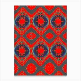 Abstract Red And Blue 8 Canvas Print